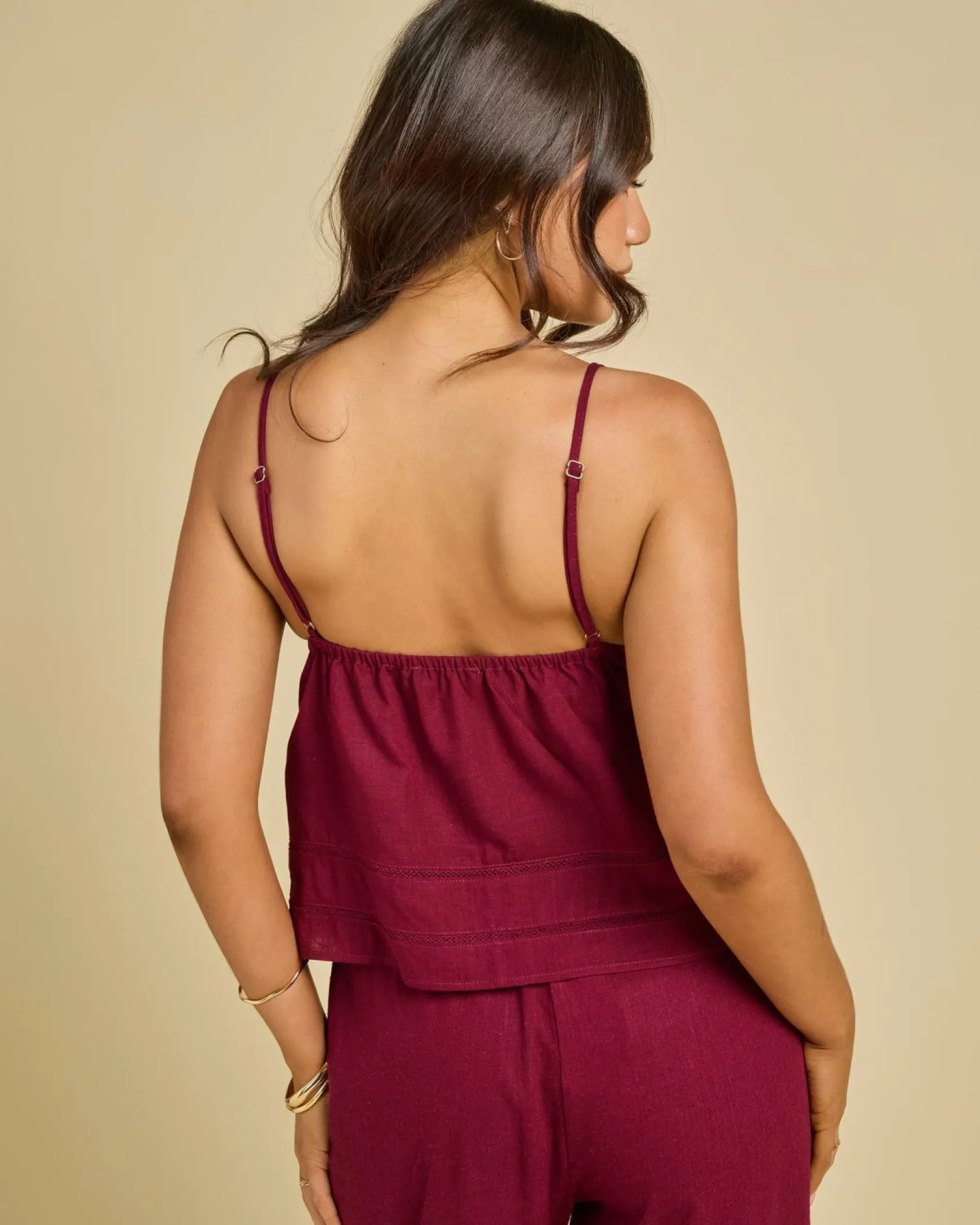 Seraphina Hawaii Tie Front Top