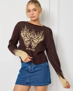 Set Fire Recycled Knit Sweater