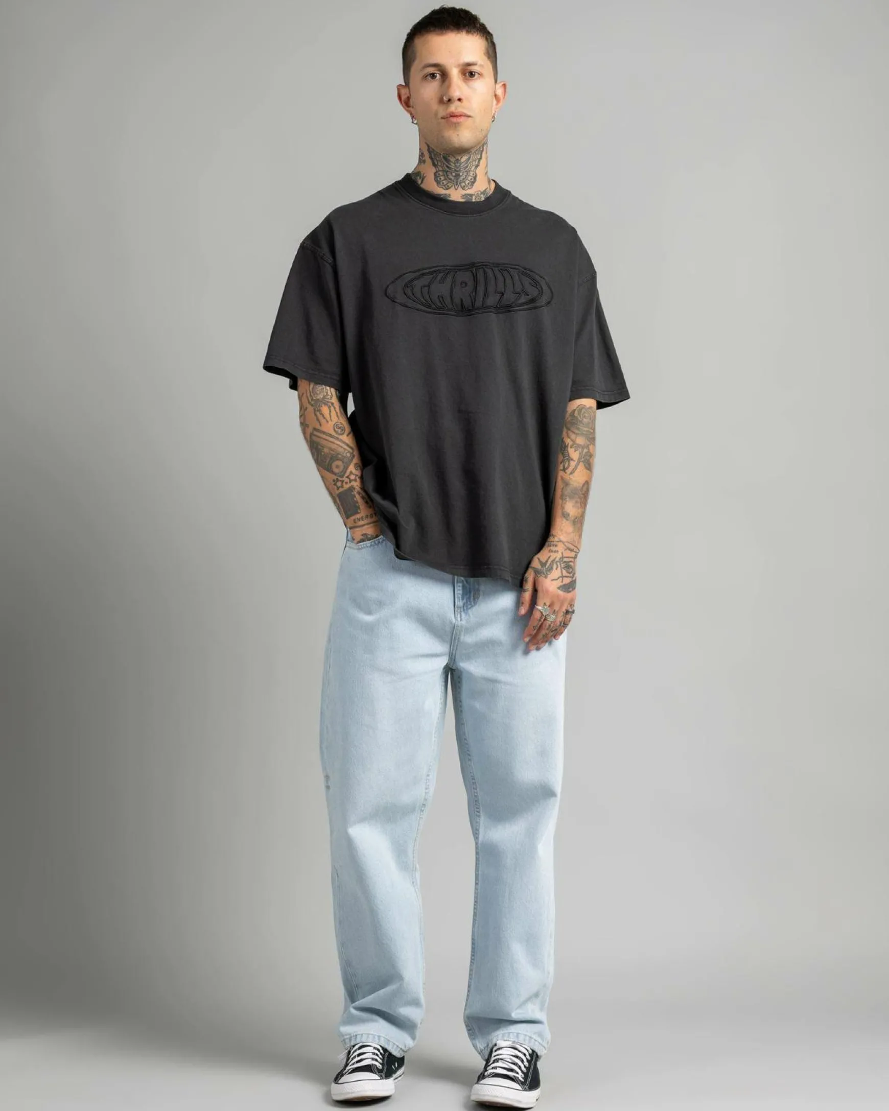 Shadowless Embro Oversize Box Fit T-Shirt