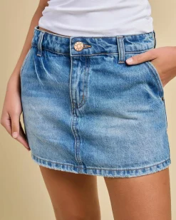 Shelly Denim Skort