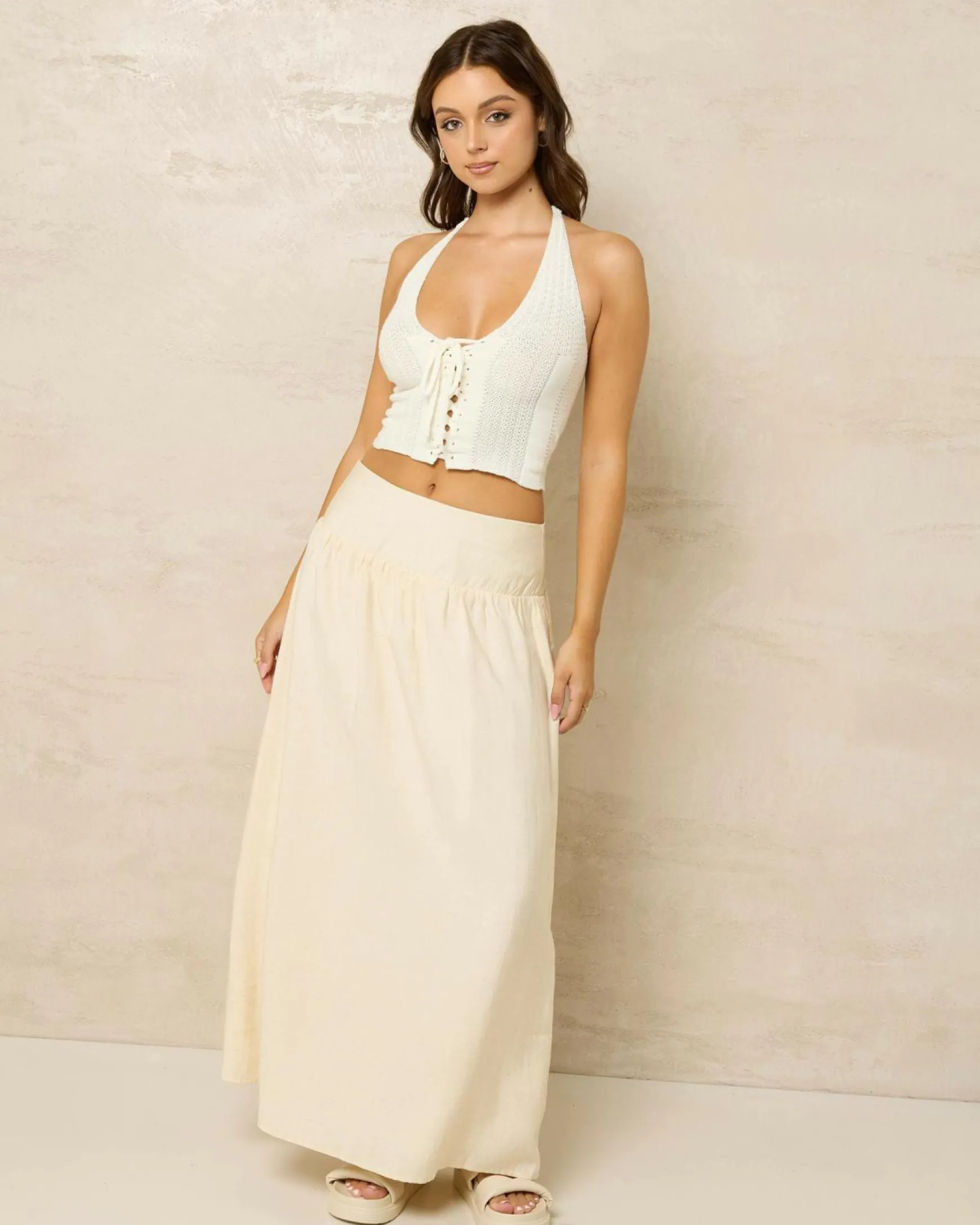 Shiloh Crochet Halter Top