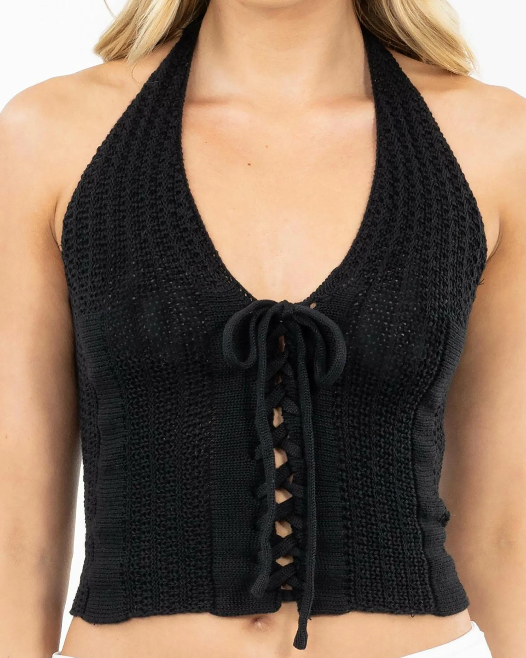 Shiloh Crochet Halter Top