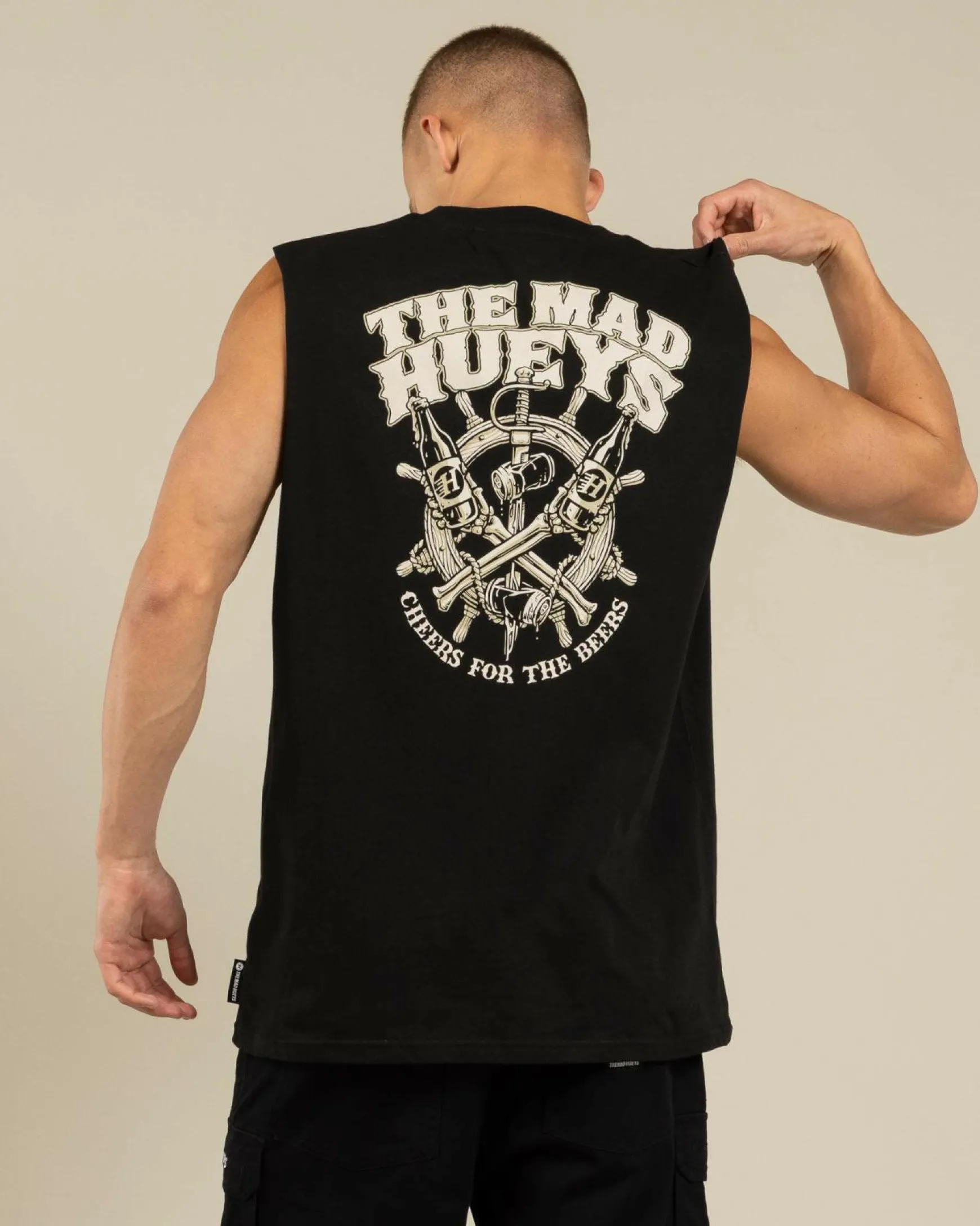 Ship Wheel Beers Muscle Tank