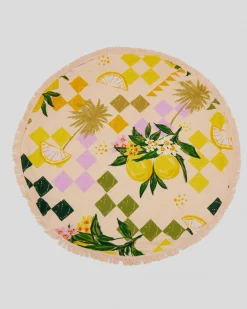 Sicily Sun Round Towel