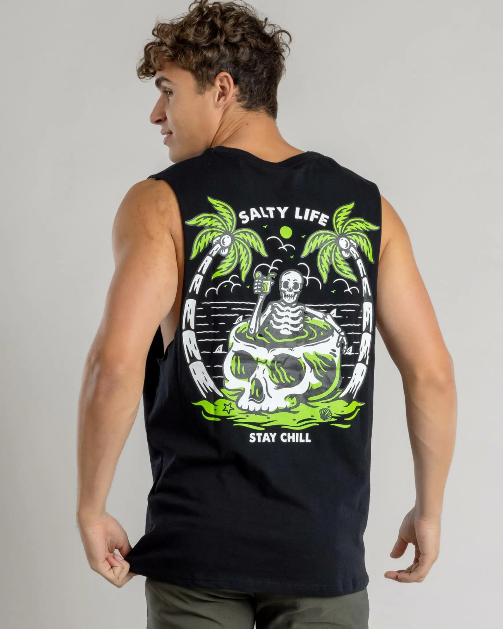 Sip and Relax Muscle Tank