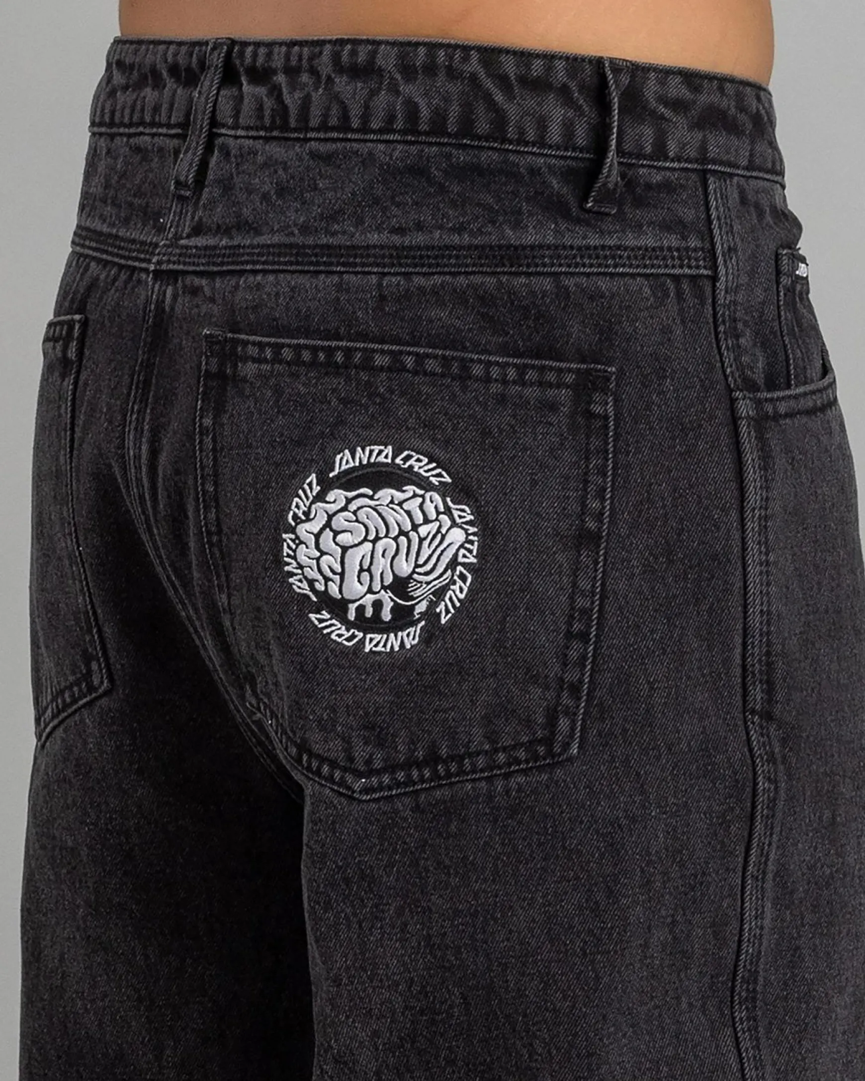 Skate Brain Dot Baggy Jeans