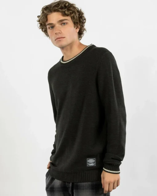 Skyliner Tipped Crew Knit Jumper