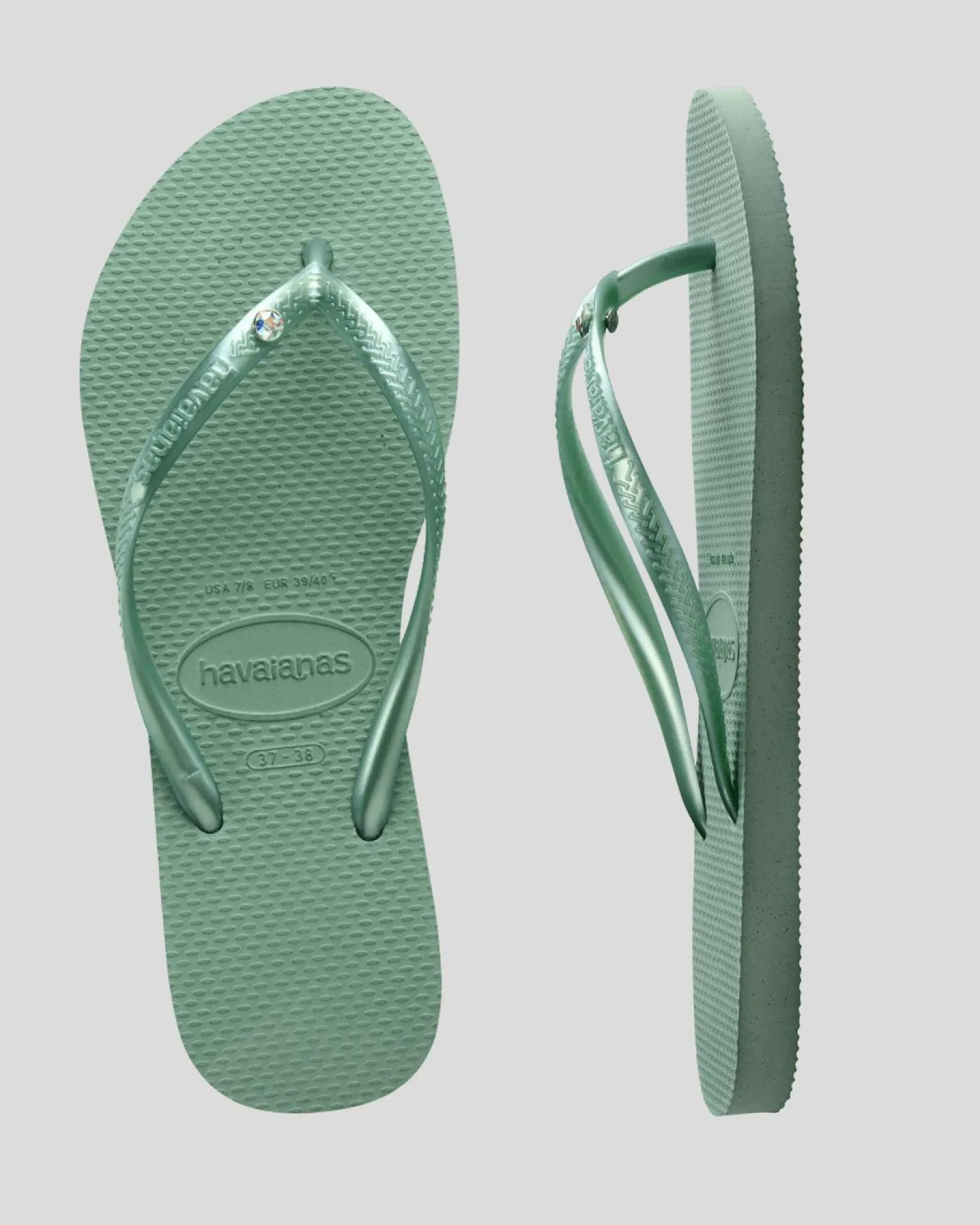 Slim Crystal Thongs