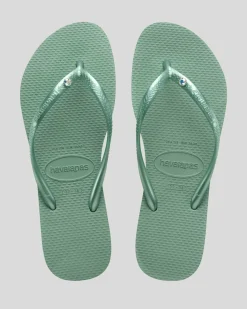 Slim Crystal Thongs
