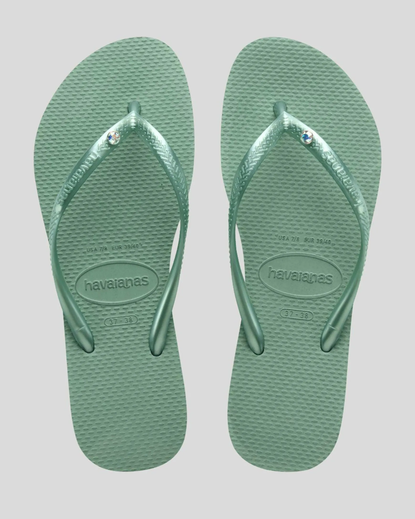 Slim Crystal Thongs