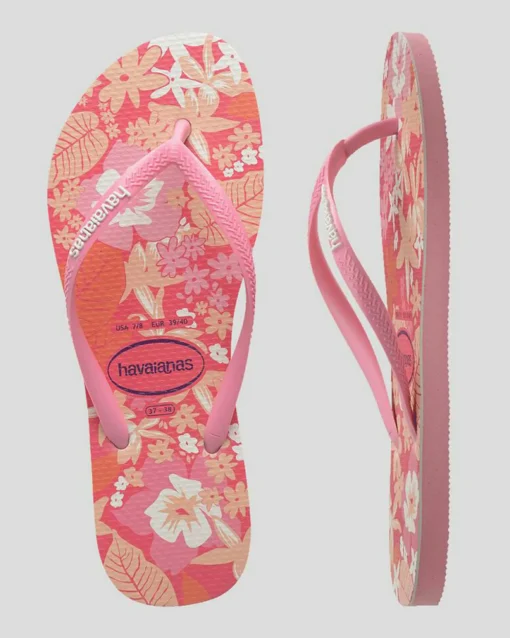Slim Ditsy Bloom Thongs