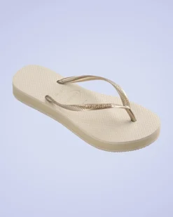 Slim Flatform Thongs