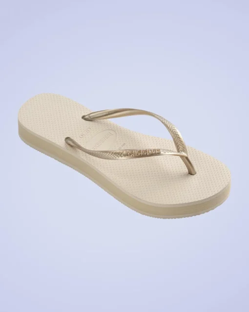 Slim Flatform Thongs