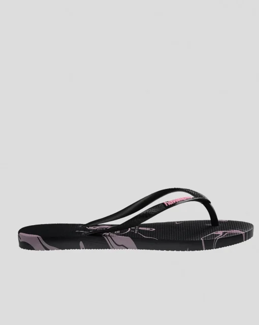 Slim Marble Thongs