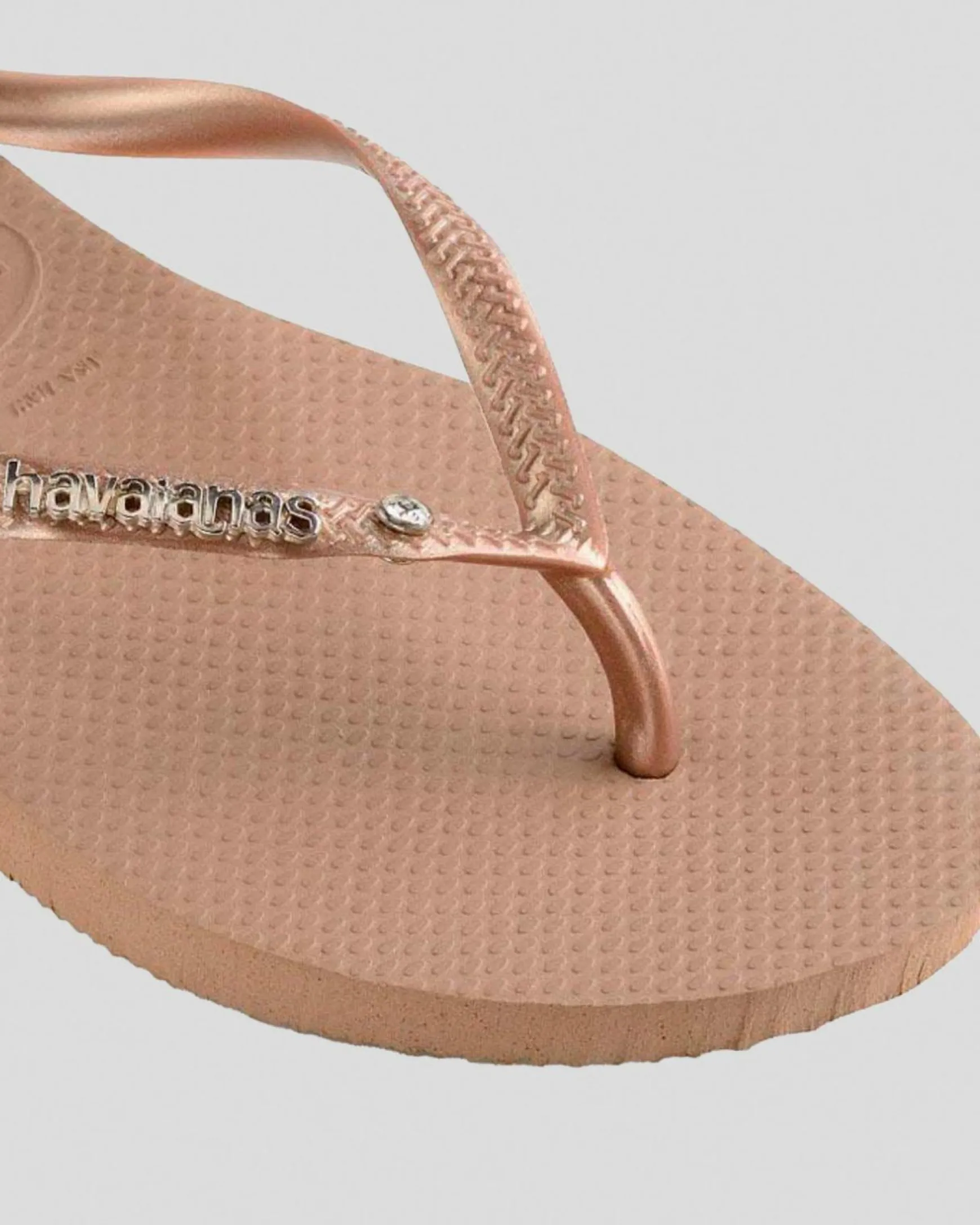 Slim Metal Crystal Thongs