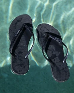 Slim Metal Logo Glitter II Thongs