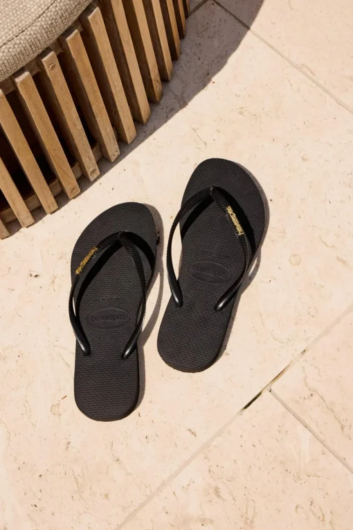 Slim Metal Thongs