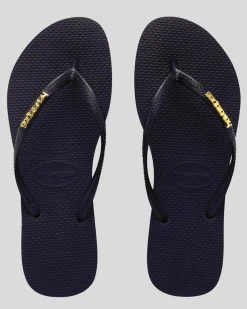 Slim Metal Thongs