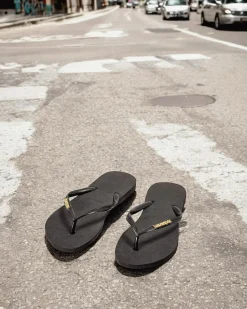 Slim Metal Thongs