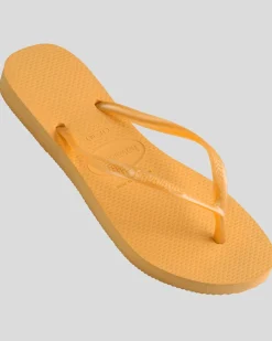 Slim Metallic Thongs