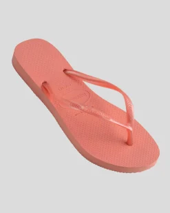Slim Metallic Thongs