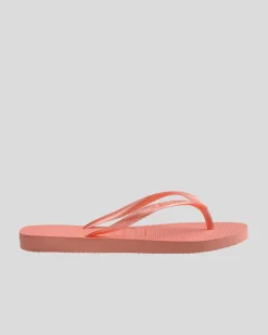 Slim Metallic Thongs