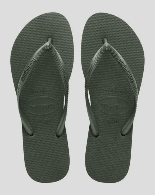 Slim Metallic Thongs