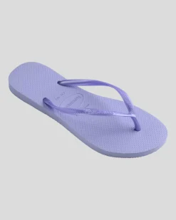 Slim Metallic Thongs