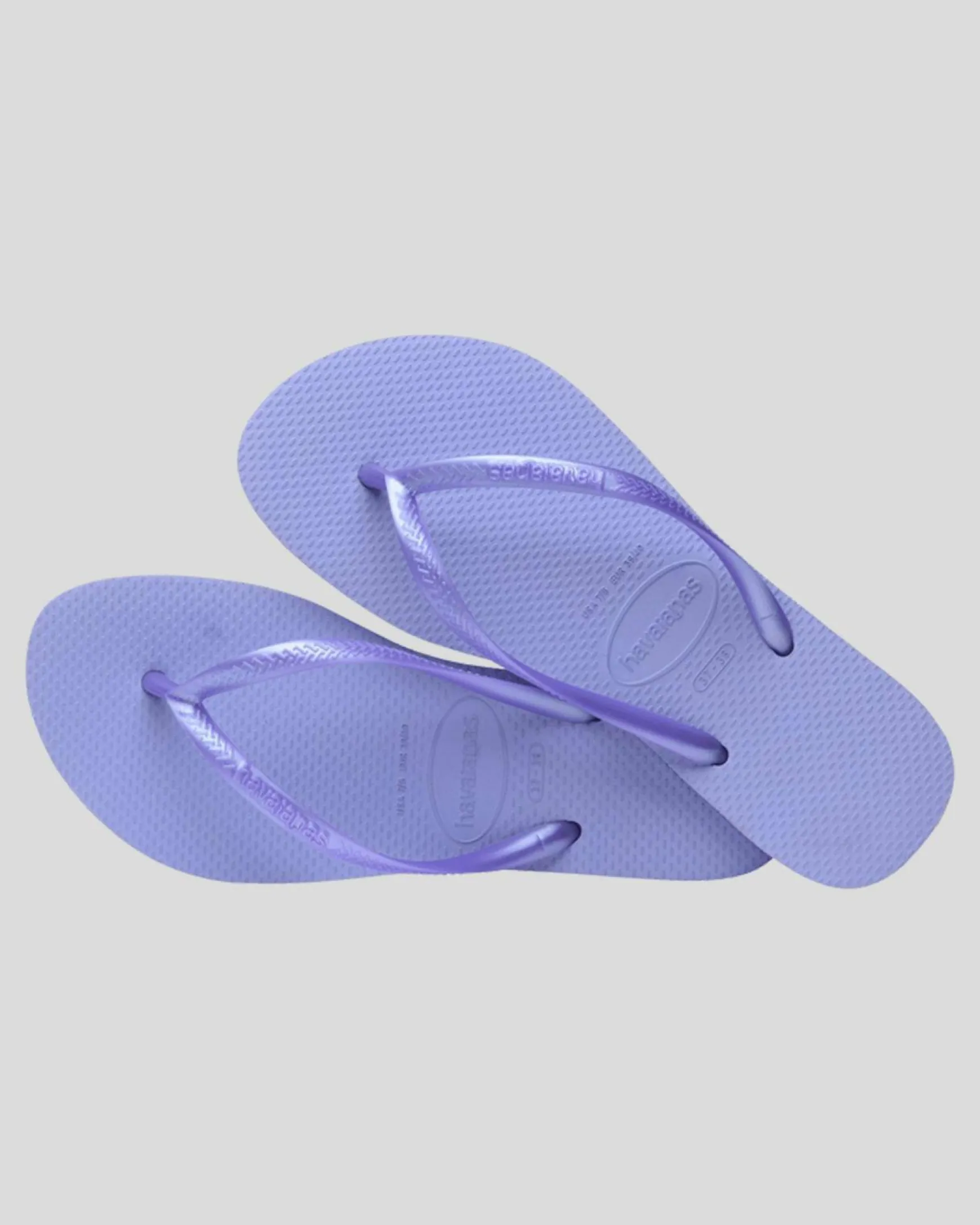 Slim Metallic Thongs