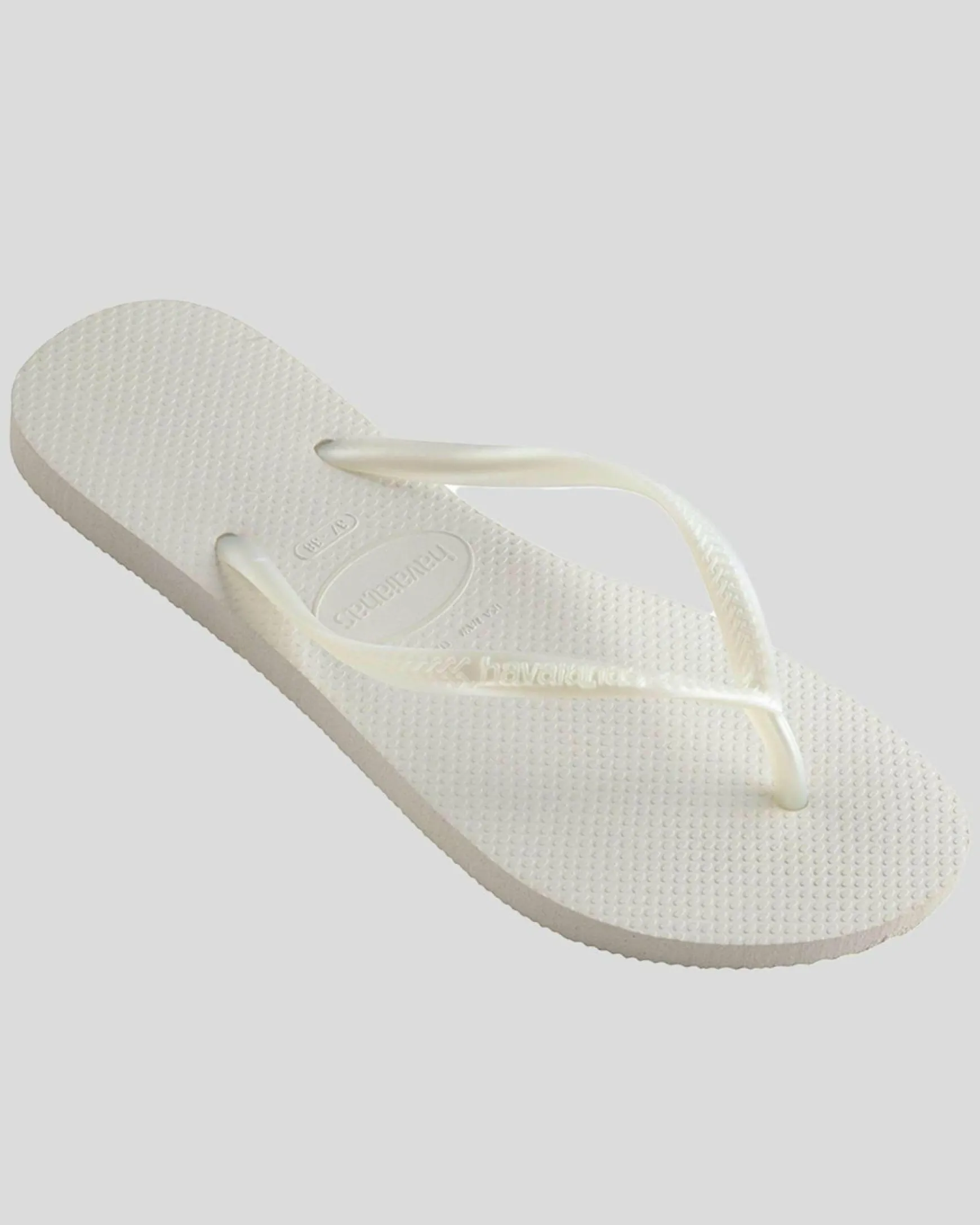 Slim Metallic Thongs