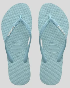 Slim Rubber Logo Thongs