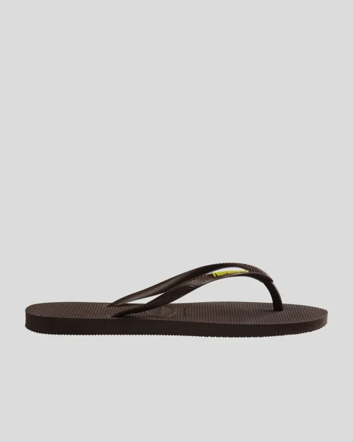 Slim Rubber Logo Thongs