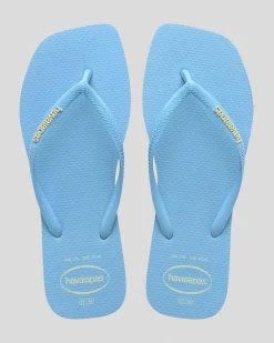 Slim Square Thongs