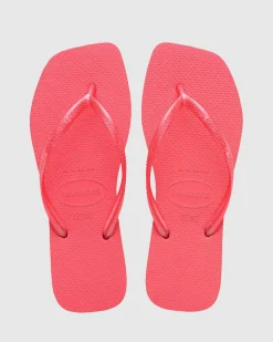 Slim Square Thongs