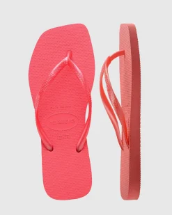 Slim Square Thongs