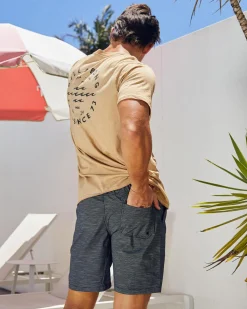 Slub Elastic 18" Walk Shorts