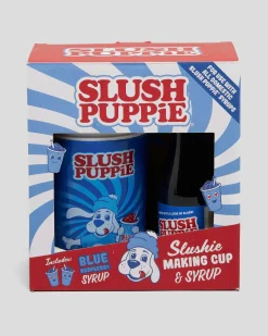 Slush Puppie Making Cup & Blue Raspberry Syrup Set
