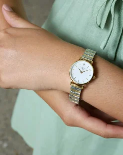 Small Edit White Mop Watch