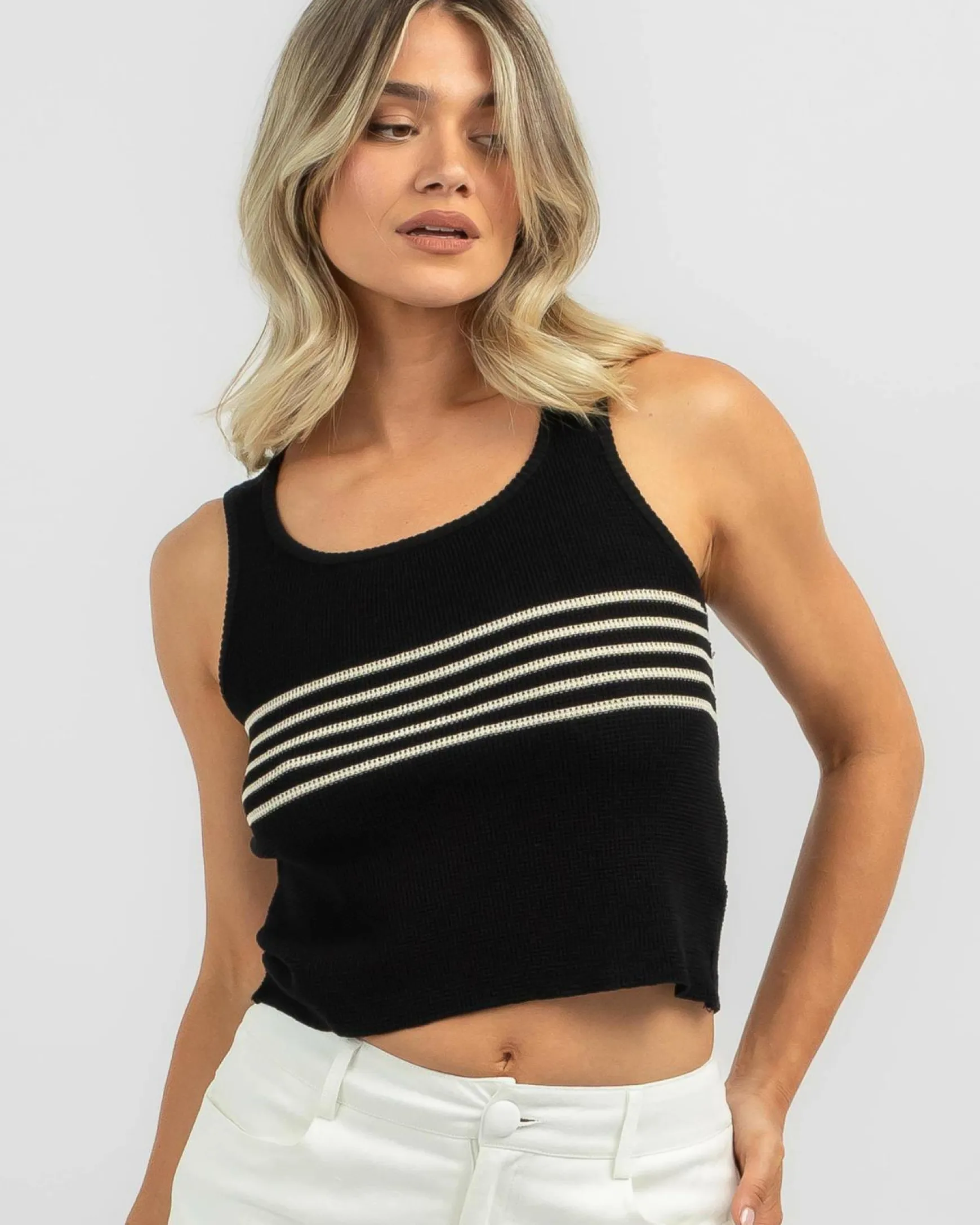 Sofia Knit Scoop Neck Tank Top