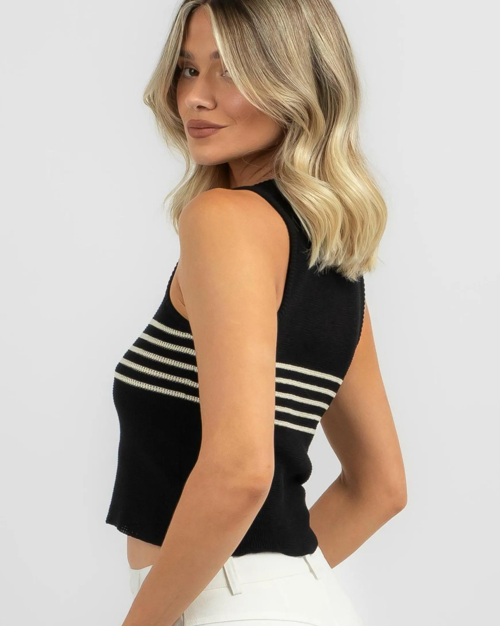 Sofia Knit Scoop Neck Tank Top