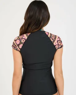 Sol Song Wahine Cap Sleeve Rash Vest