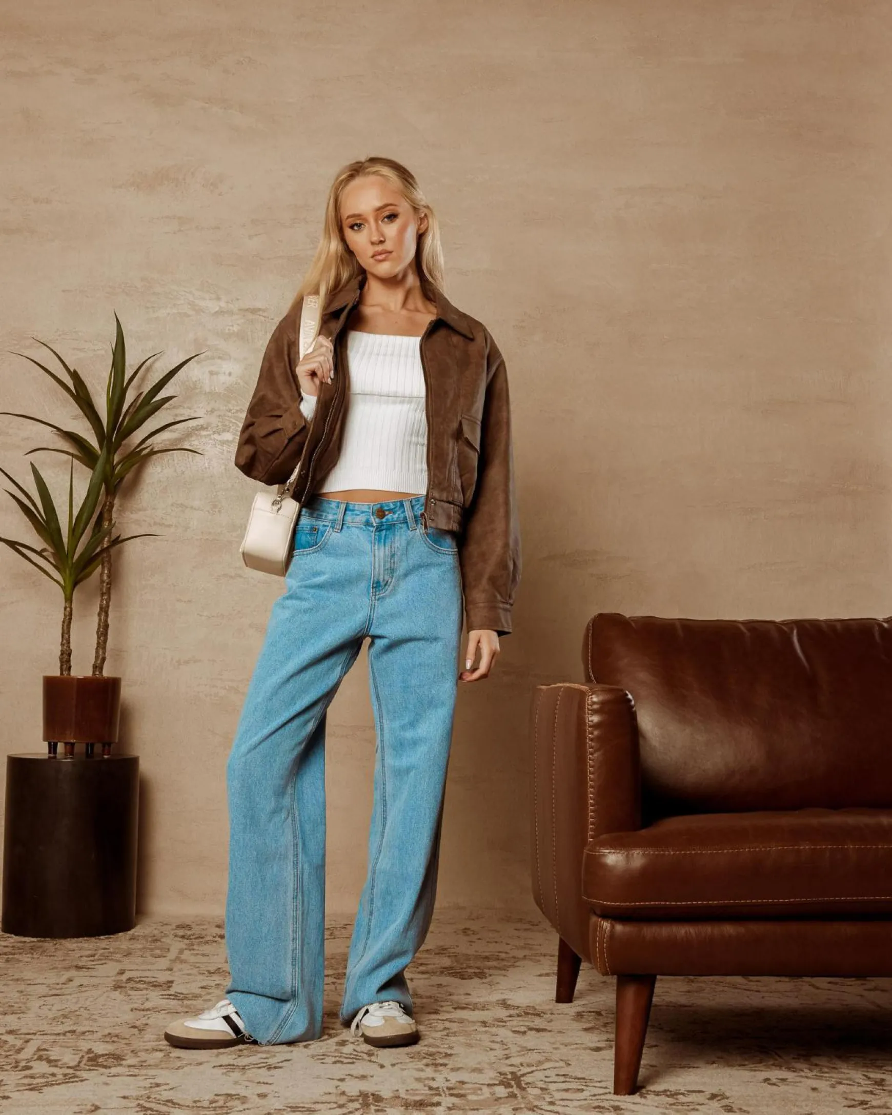 Sphinx Faux Leather Jacket