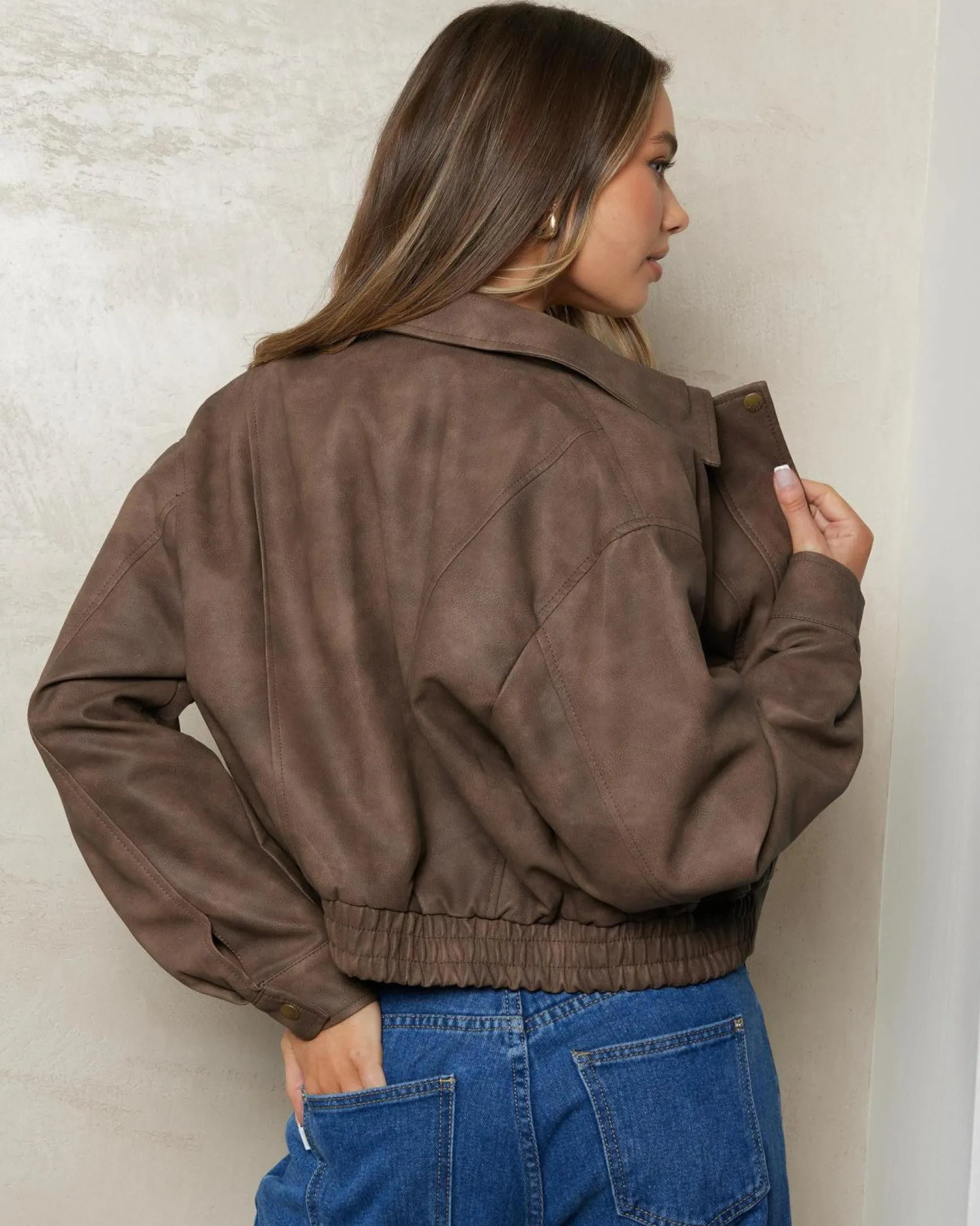 Sphinx Faux Leather Jacket