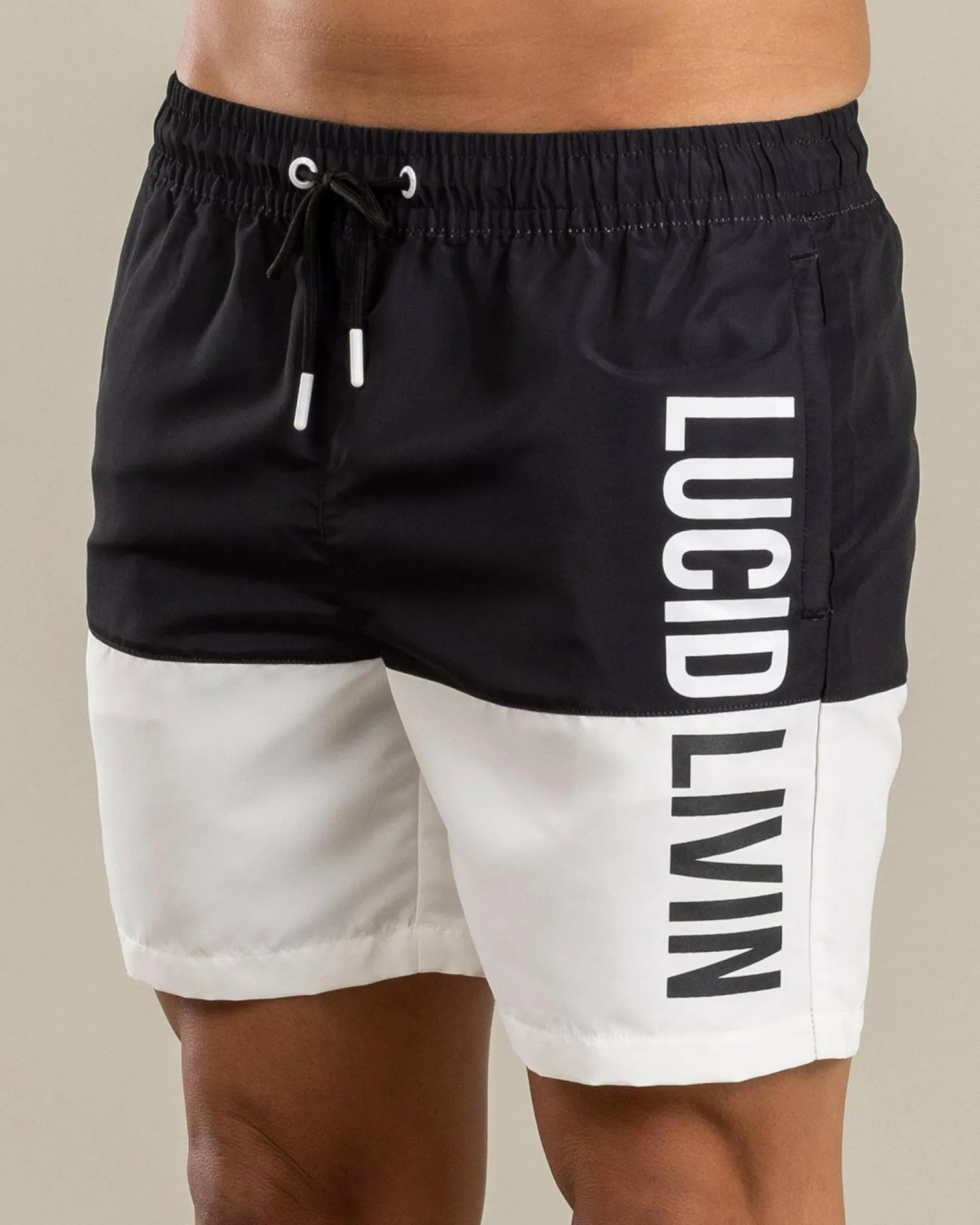 Split Elastic Waist Shorts