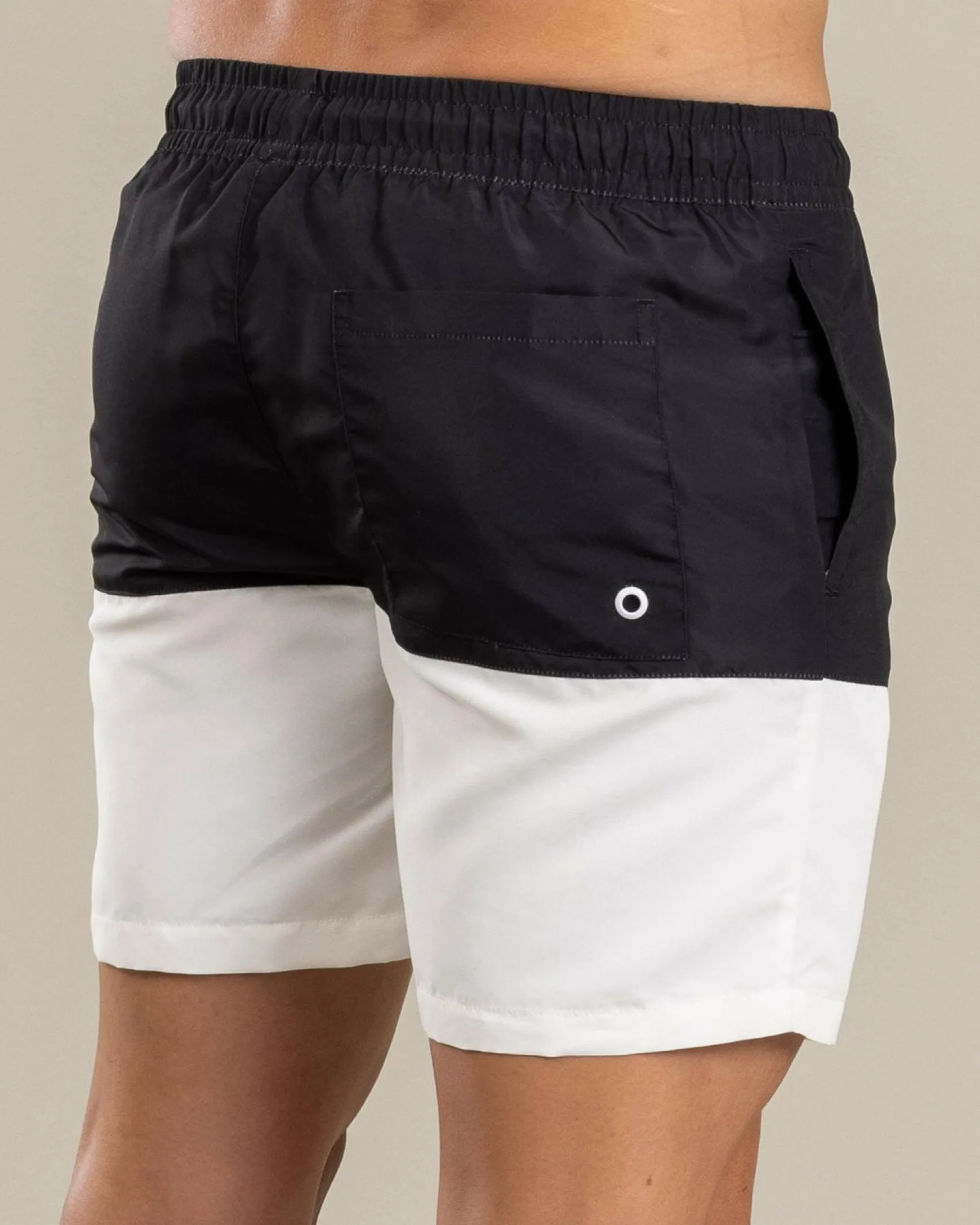 Split Elastic Waist Shorts