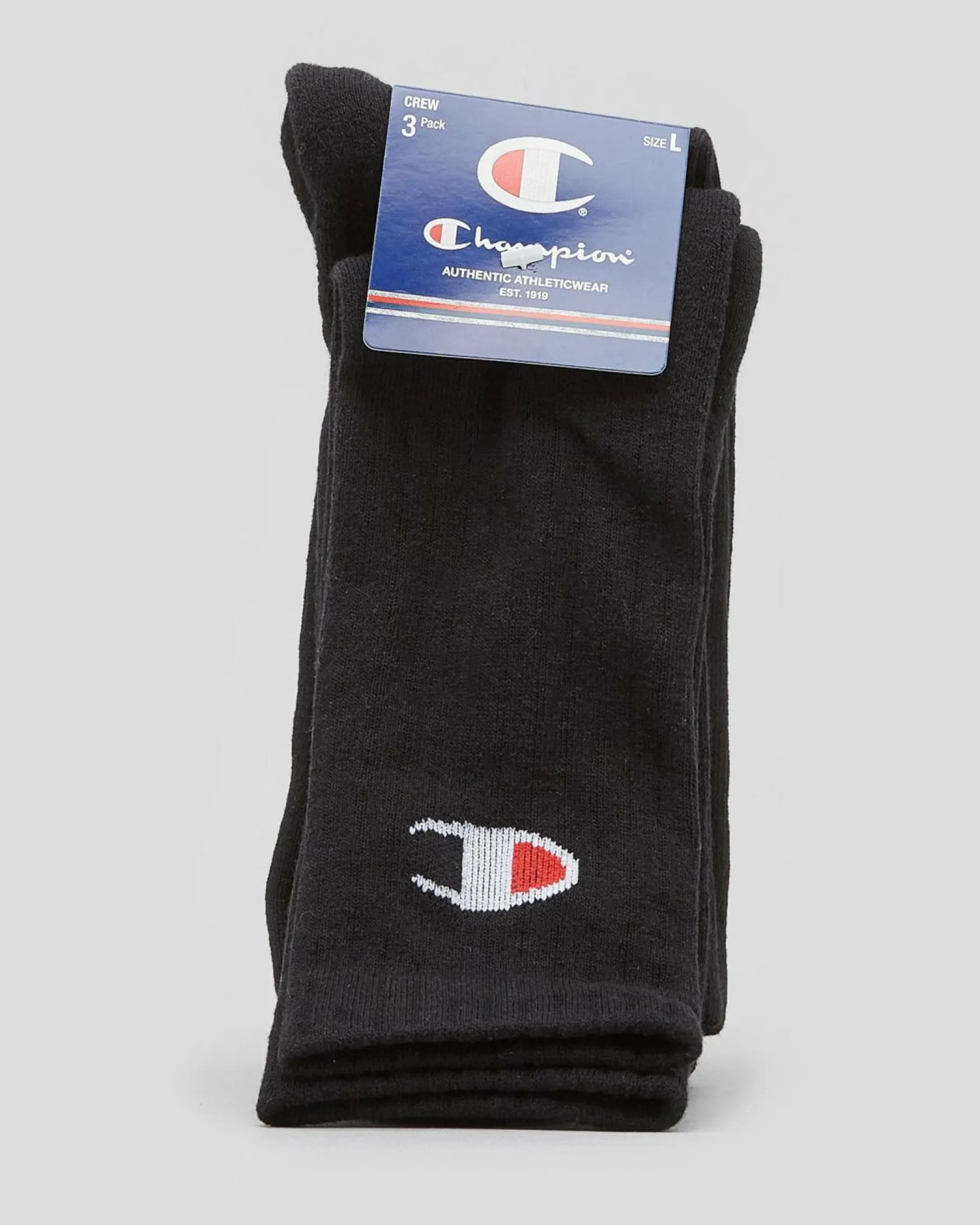 Sport C Logo Crew Socks 3 Pack