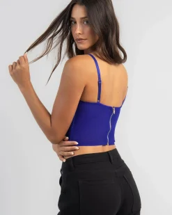 Stassie Mesh Corset Top