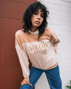 Stone Blocked Crewneck Sweatshirt