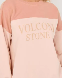 Stone Blocked Crewneck Sweatshirt