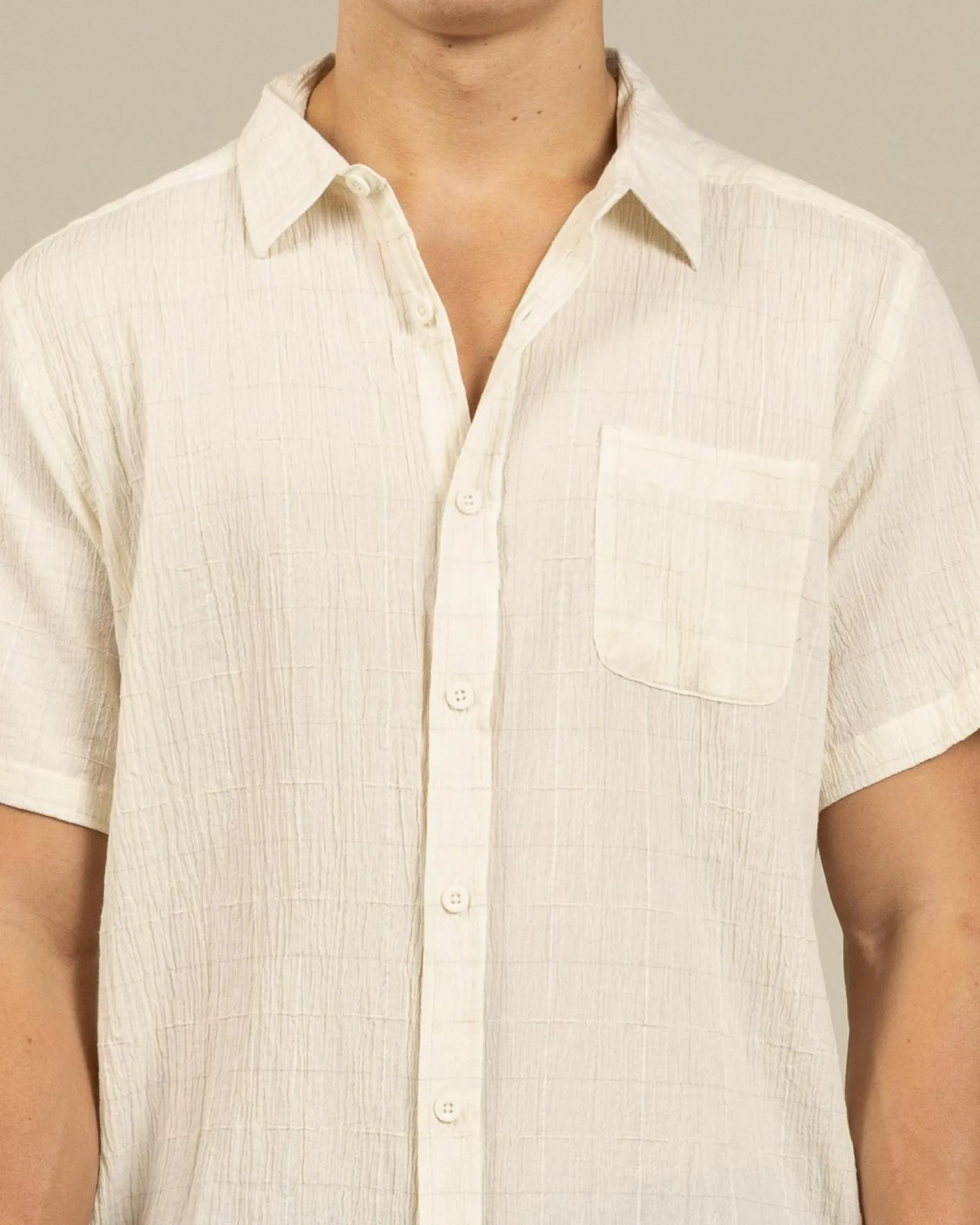 Structure Short Sleeve Shirt